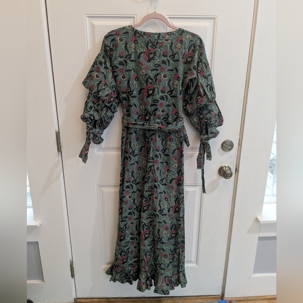EDDY Ellen Ruffled Wrap Dress - Picture 7 of 7